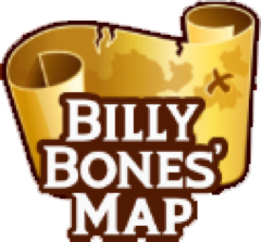 Treasure Island Billy Bones' Map