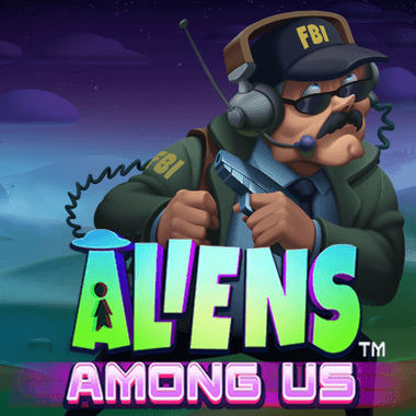 Aliens Among Us slot logo