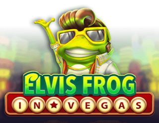 Elvis Frog in Vegas slot logo