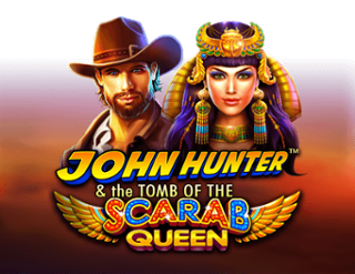 John Hunter and the Tomb of the Scarab Queen slot logo
