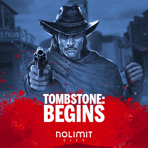 Tombstone Begins slot logo
