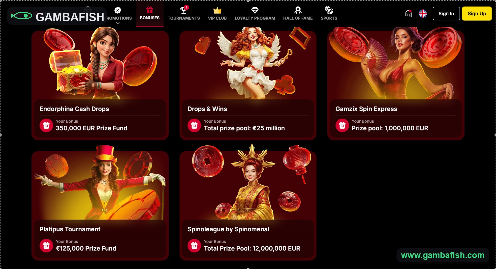 Network tournaments and prize drops with multi-million euro prize pools